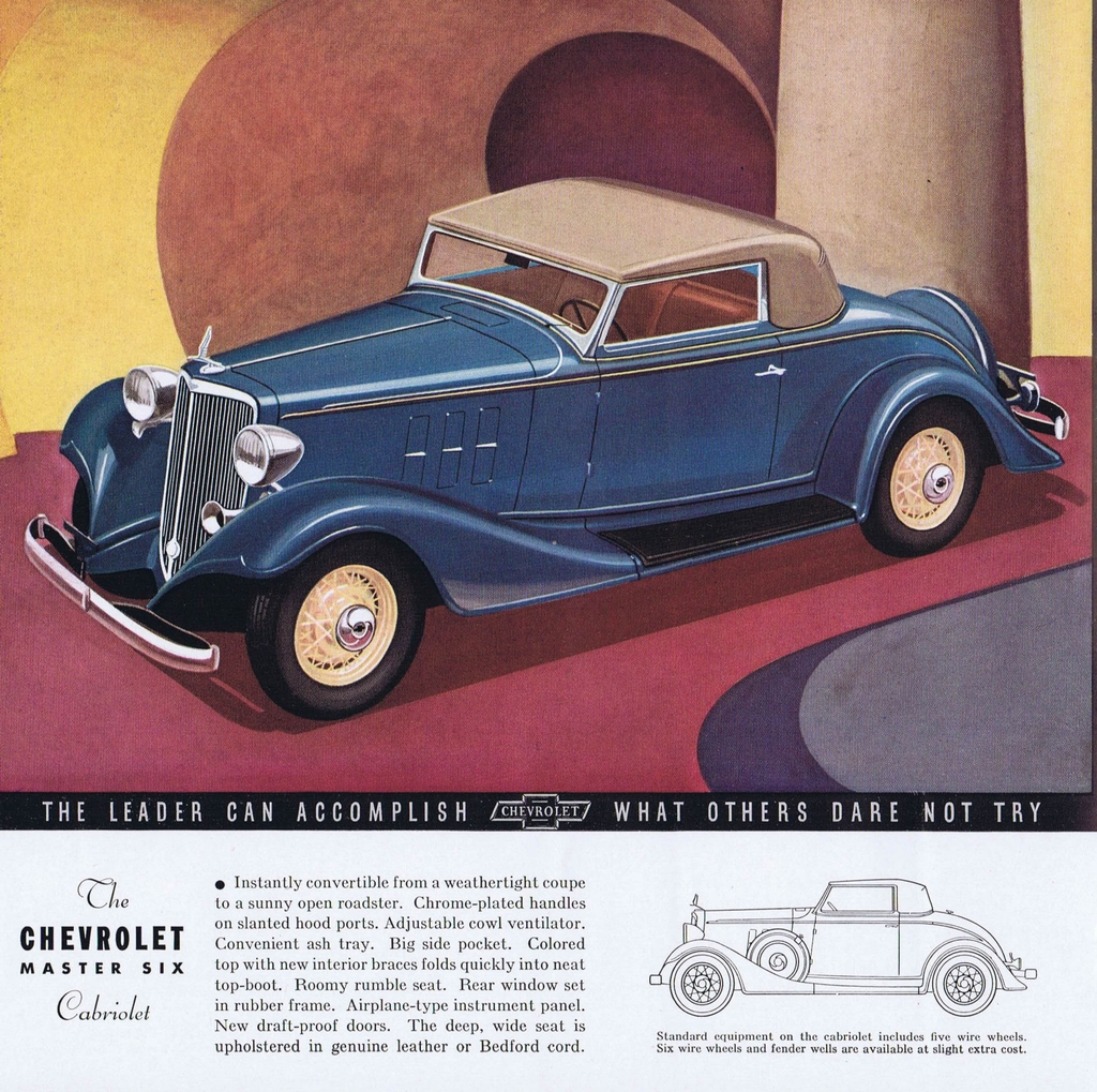 1933 Chevrolet Full-Line Brochure Page 8